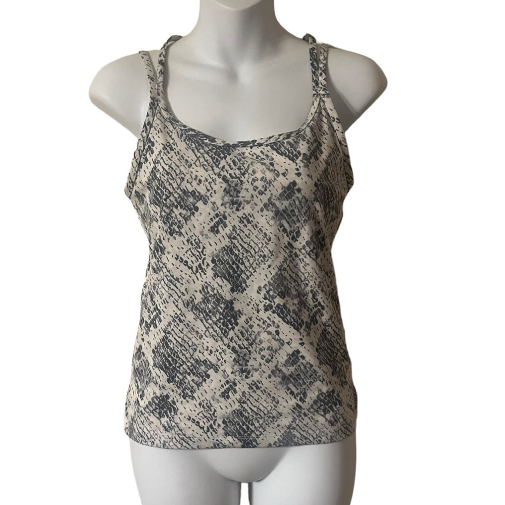 VS Pink Strappy Workout Top with Shelf Bra size M